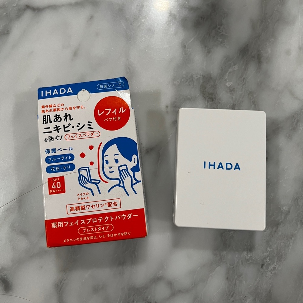 SHISEIDO IHADA Face Protect Powder UV Cut Face Powder SPF40・PA++++ 9g (+ REFILL)